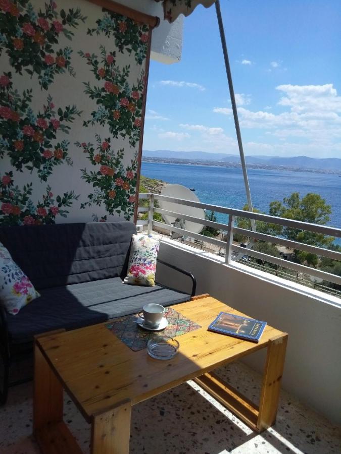 Atlas Apartment With Private Beach And Seaview Loutraki  Eksteriør bilde