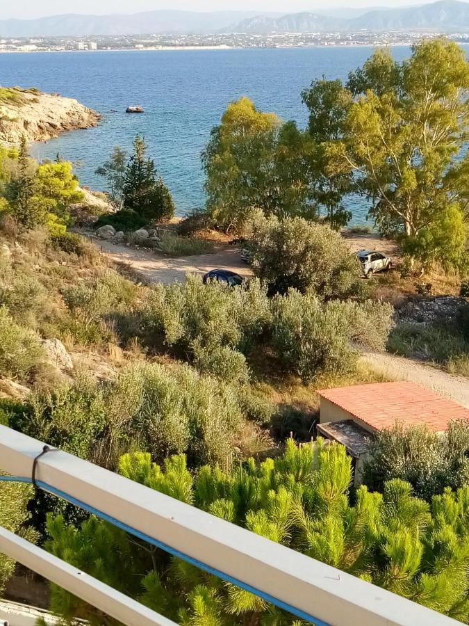Atlas Apartment With Private Beach And Seaview Loutraki  Eksteriør bilde