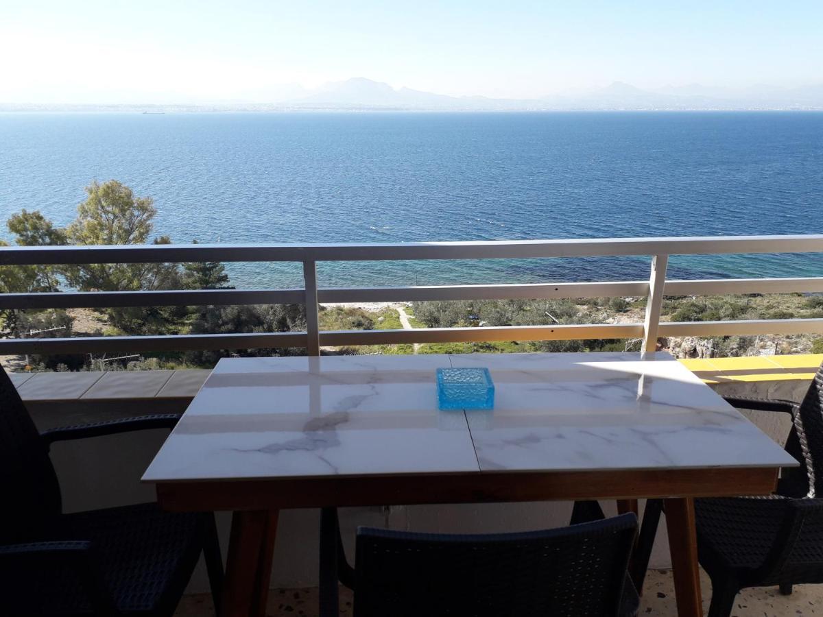 Atlas Apartment With Private Beach And Seaview Loutraki  Eksteriør bilde
